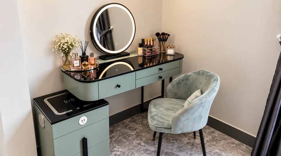 Anteroom and work area: a desk, two bedroom doors and the stairs of your house – ASCON LIVING