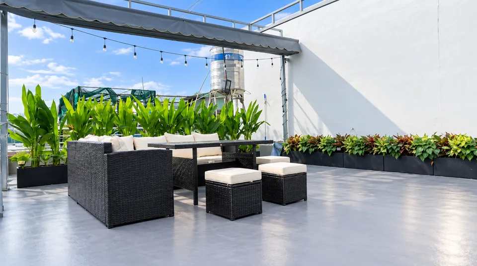 A house with river view: your private rooftop terrace in Ho Chi Minh City – ASCON LIVING